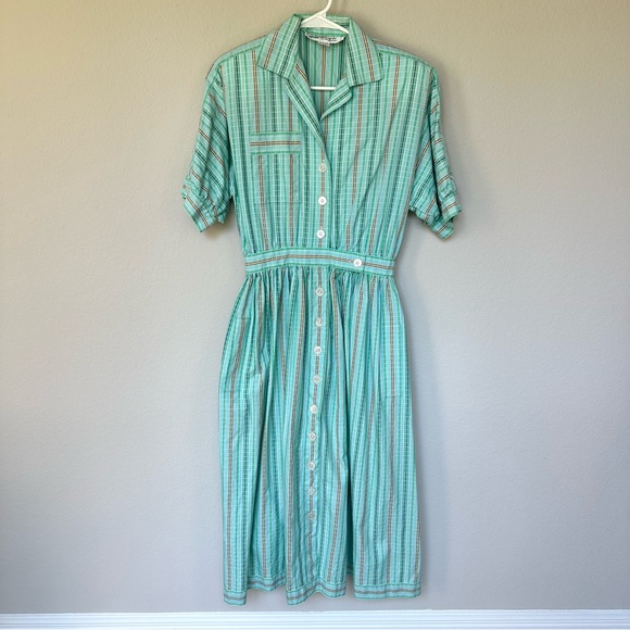 Adele Simpson Vintage Dress M USA - Picture 1 of 13